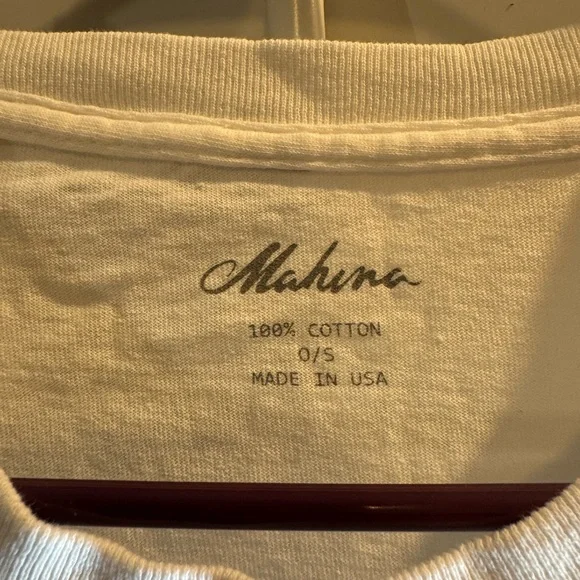 Mahina White Aloha T-Shirt - Picture 2 of 2